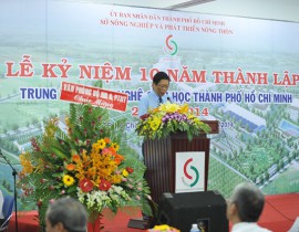 10th anniversary of the establishment of the Center for Biotechnology Ho Chi Minh City