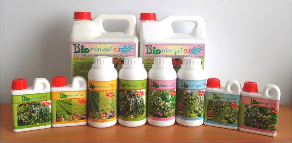 Qui cách đóng chai của sản phẩm Bio trùn quế